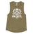 ICA Anime Viking in White - Ladies’ Muscle Tank